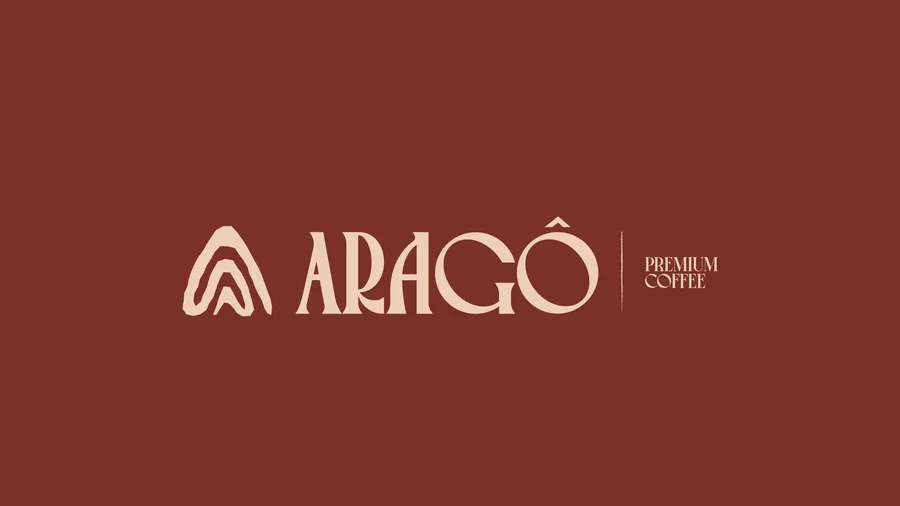 Assinatura horizontal da Aragô Premium Coffee